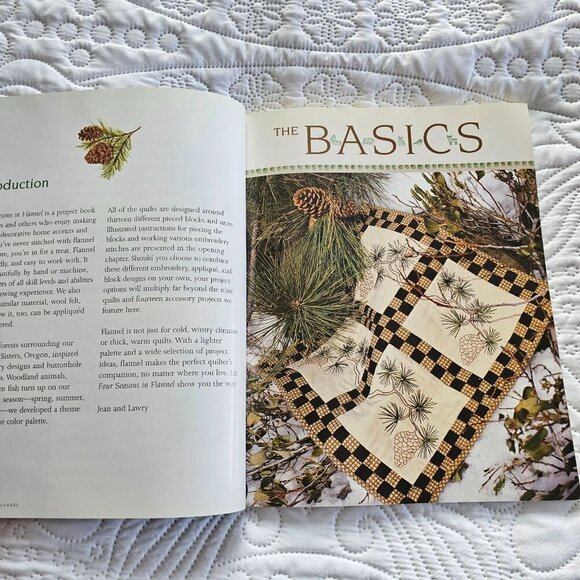Four Seasons In Flannel Quilting Book By Jean Wells & Lawry Thorn - 23 Projects - Picture 8 of 10
